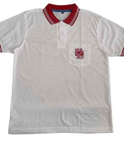 India Post (DOP) T-Shirt White New Indiapost Logo