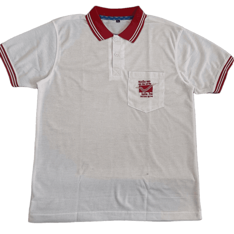 India Post (DOP) T-Shirt White New Indiapost Logo